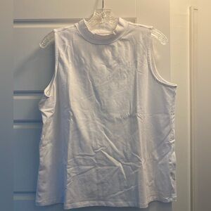 Christopher & Banks sleeveless mock neck, size X